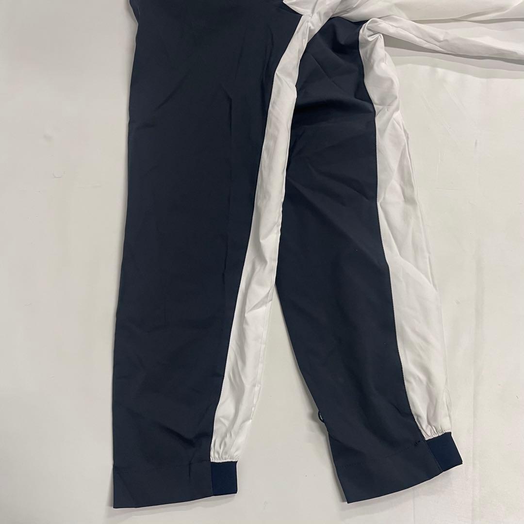 FIDRA ゴルフウェア ストレッチ ブロッキングジャケット XL 白×紺②