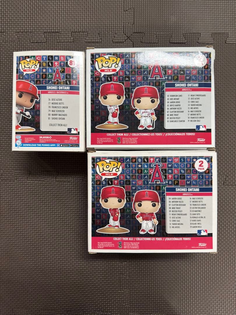 Funko POP Shohei Ohtani フィギュア 3体セット 大谷翔平