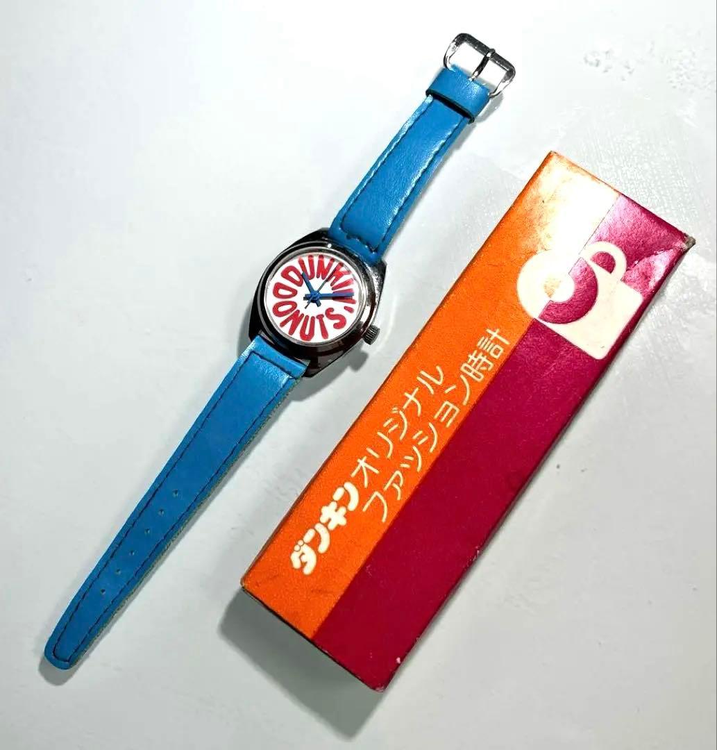 【レア未使用】サイケデリック❗️ダンキンドーナツ オリジナル腕時計 ノベルティ