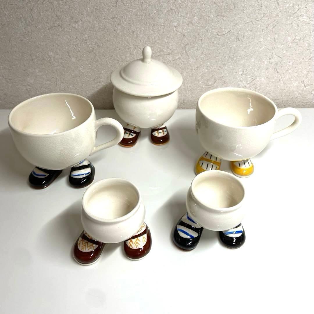 Carlton ware walking ティーカップ•シュガー•エッグスタンド