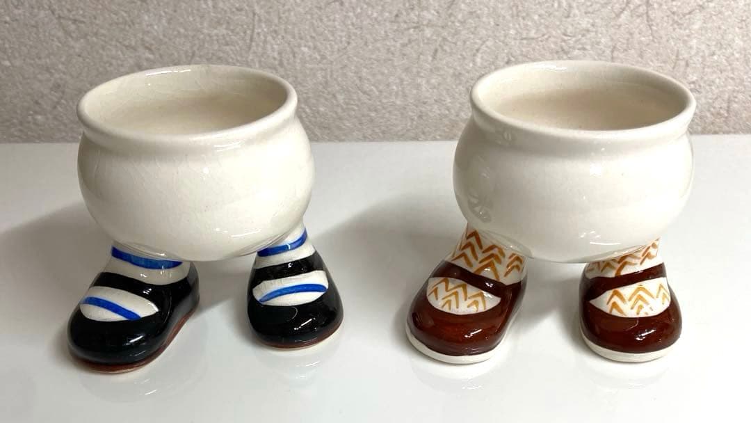 Carlton ware walking ティーカップ•シュガー•エッグスタンド