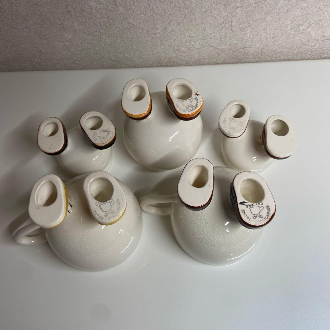 Carlton ware walking ティーカップ•シュガー•エッグスタンド