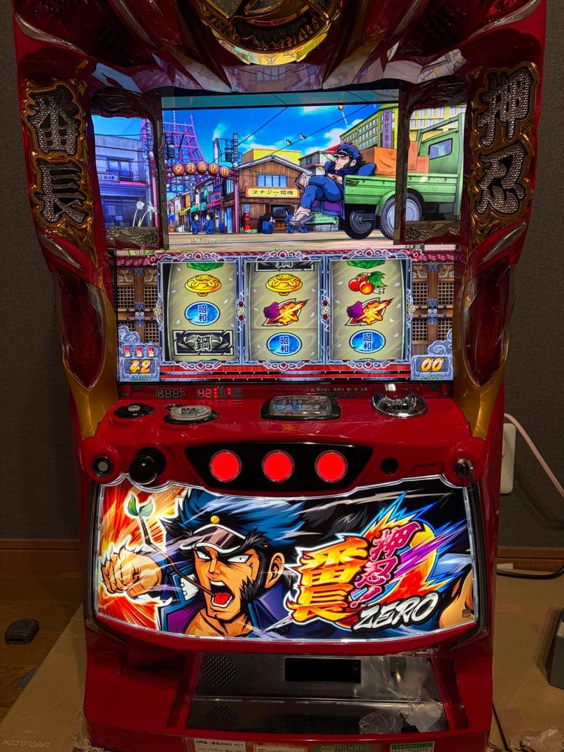 かな　パチスロ　スロット実機　押忍番長ゼロ ZERO 不要機付