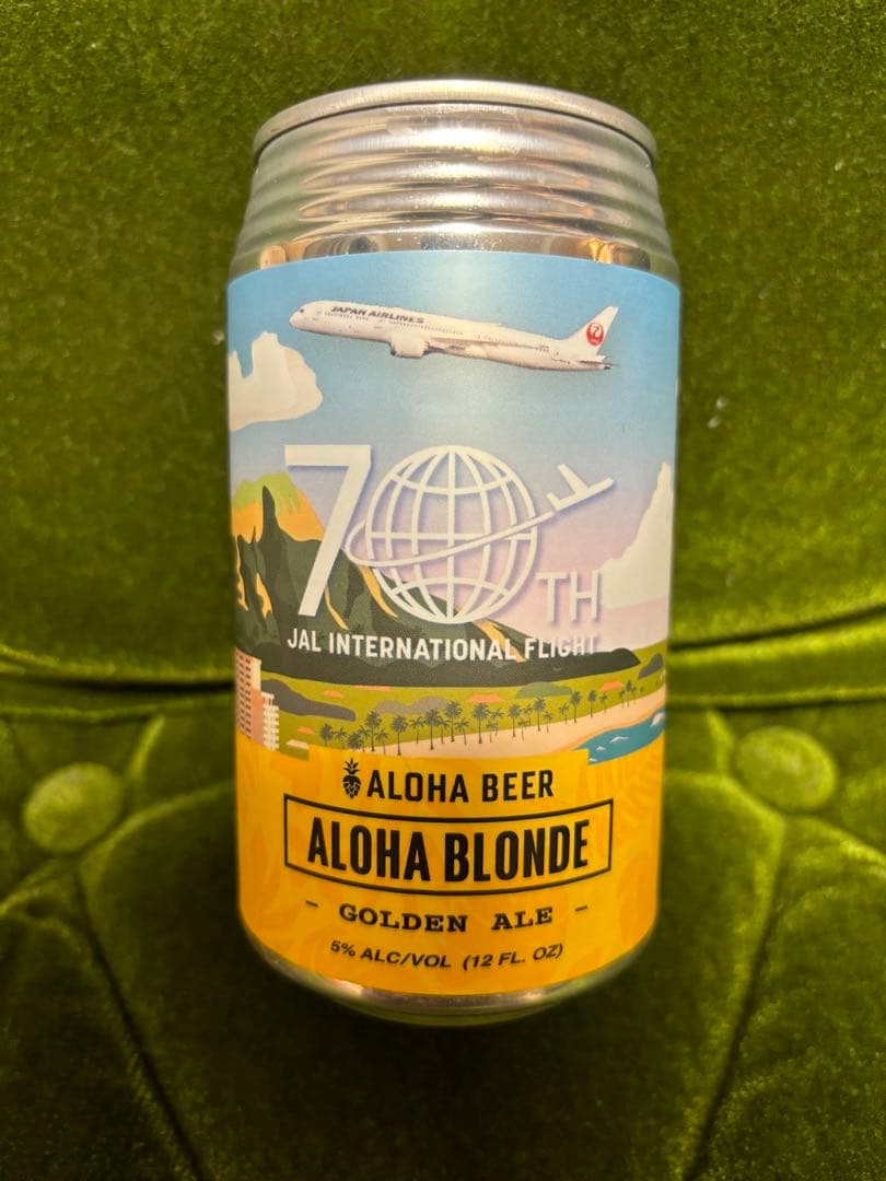 【空き缶】JAL 70周年記念アロハビール