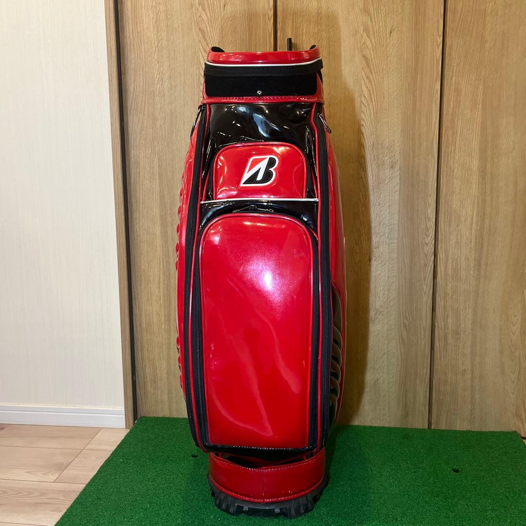 ブリヂストン　キャディバッグCBD32B レッドツアーレプリカ