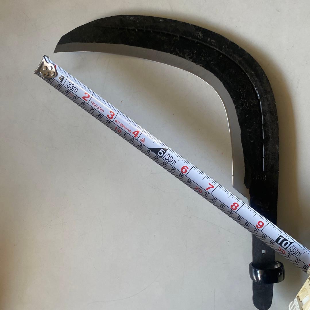 造林鎌　片刃　350g 土佐　刃物　草刈　下刈　山林　林業