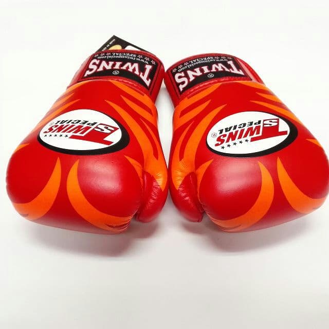 新品 正規 TWINS 本格ボクシンググローブ 本革製 サイズ選択 T赤