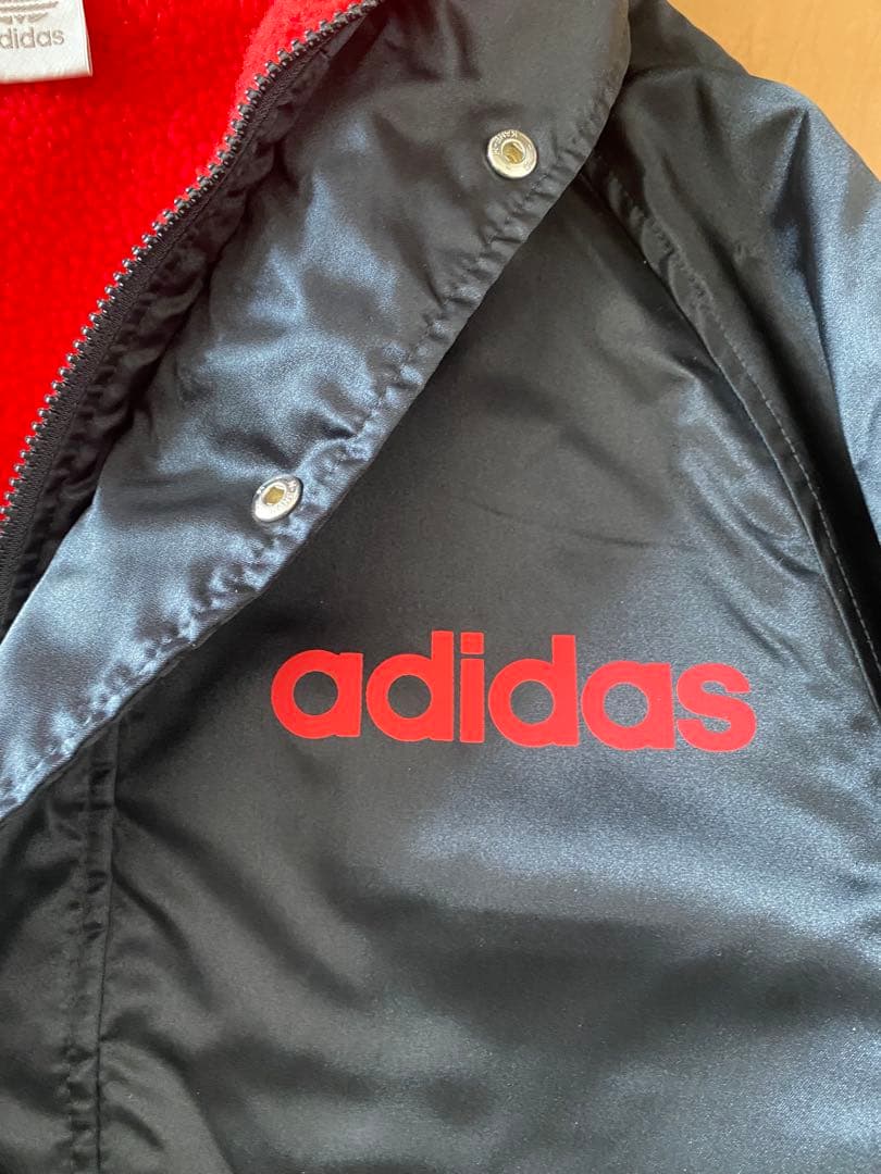 アディダス　ベンチコート　デサント社　ヴィンテージ　90's 美品　MLサイズ