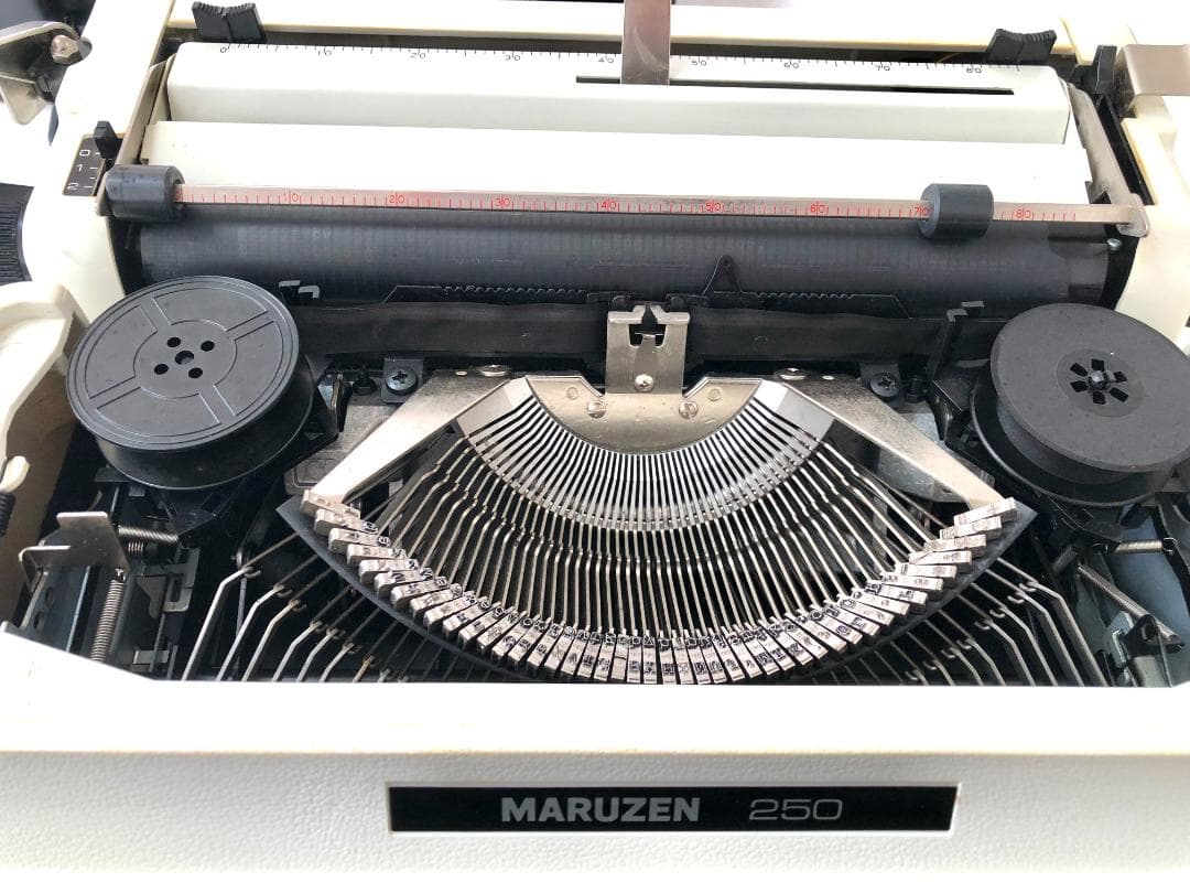 【完動品・印字可能】マルゼン 250 タイプライター おまけ付（説明書コピー）