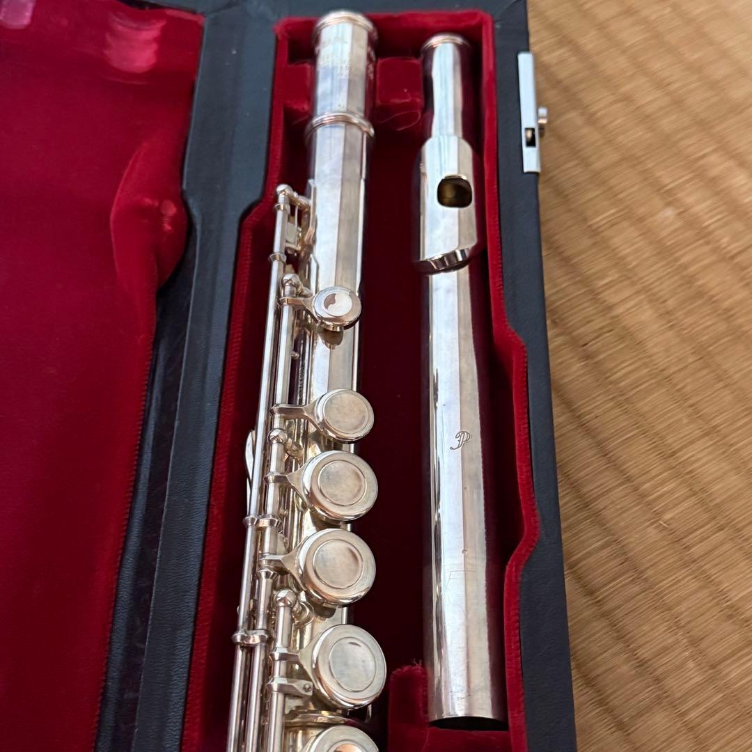 【メンテナンス済み】Pearl　フルート　PF-771　管体銀製　Eメカ付