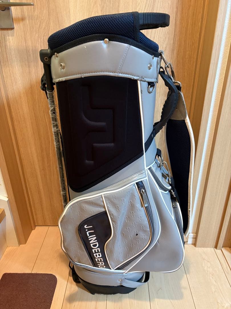 【最終価格】J.LINDEBERG グレー キャディバッグ　スタンドバッグ