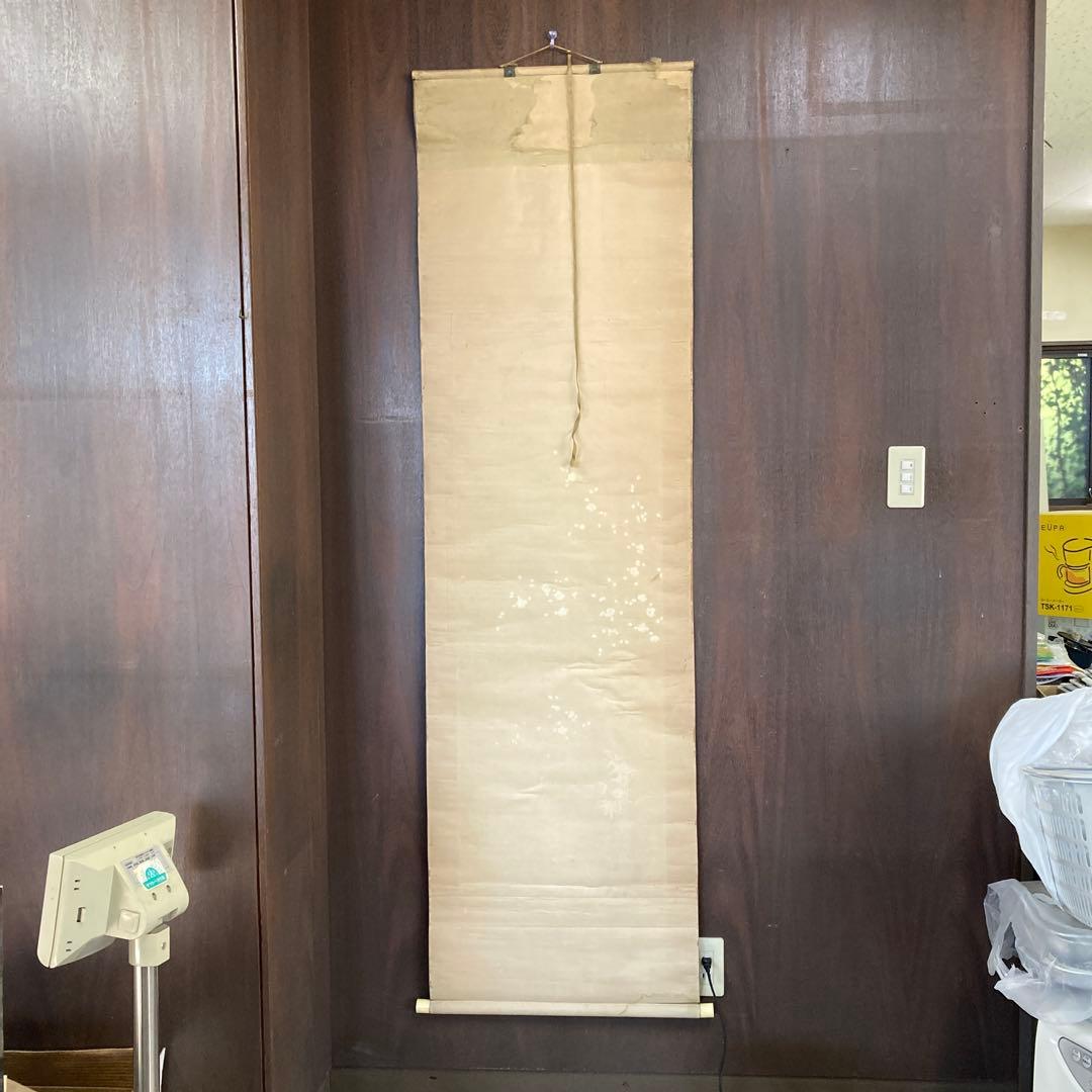 掛け軸 掛軸 軸装 日本画 墨彩画 水墨画 東洋美術 古美術 骨董 骨董品 古物