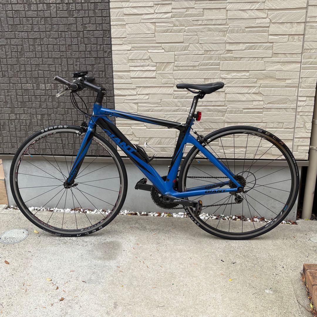 【整備済み】GIANT ジャイアント FCR1 フラットバーロード エアロ 9速