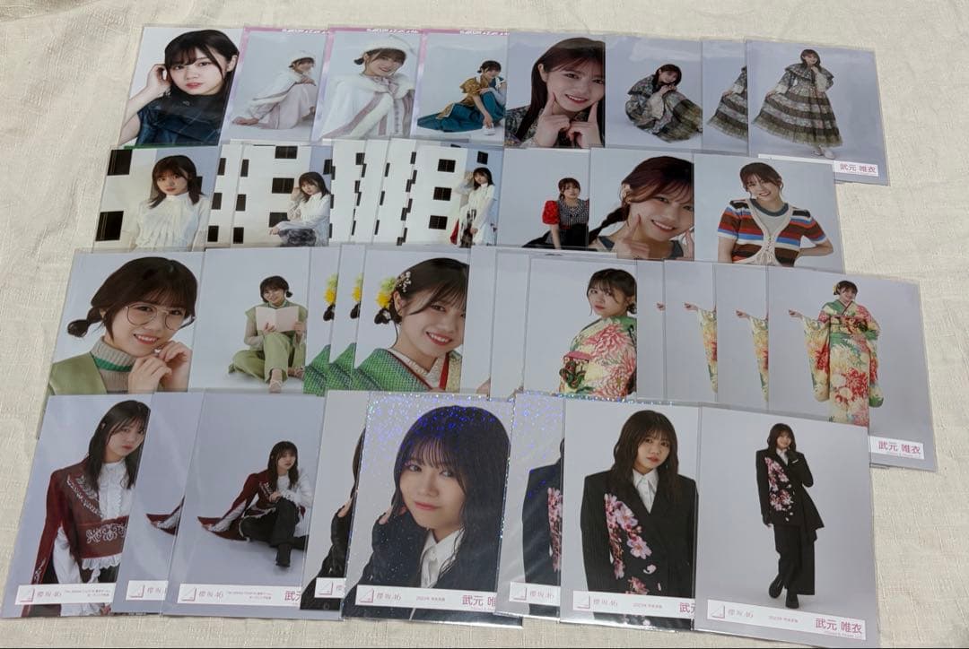 櫻坂46 武元唯衣 生写真 缶バッジ まとめ売り