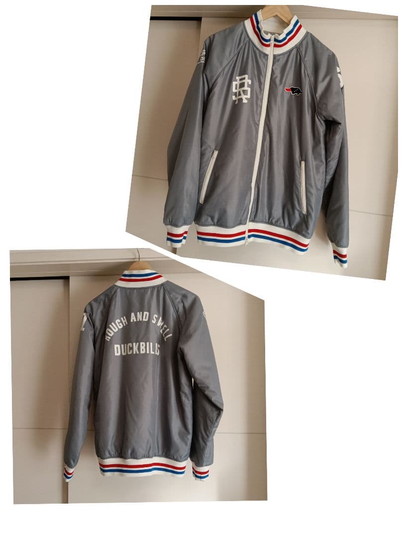 ラフ＆スウェル　ナイロンジャケット グレー DUCKBILLS