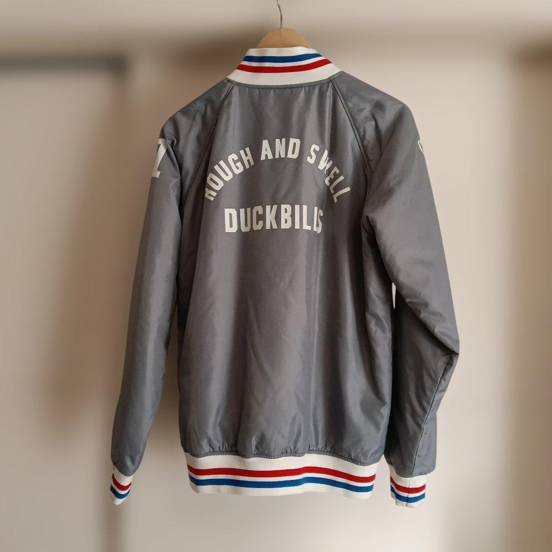 ラフ＆スウェル　ナイロンジャケット グレー DUCKBILLS