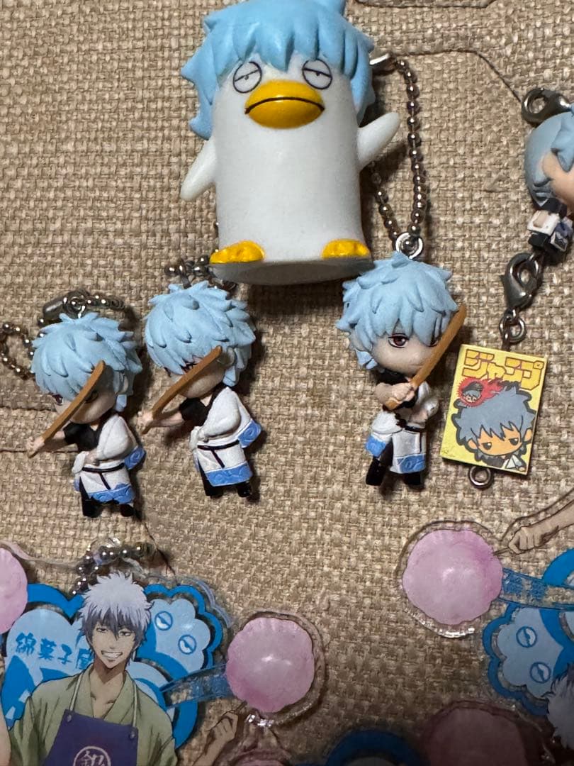 坂田銀時 アクリルキーホルダー　缶バッチ　セット