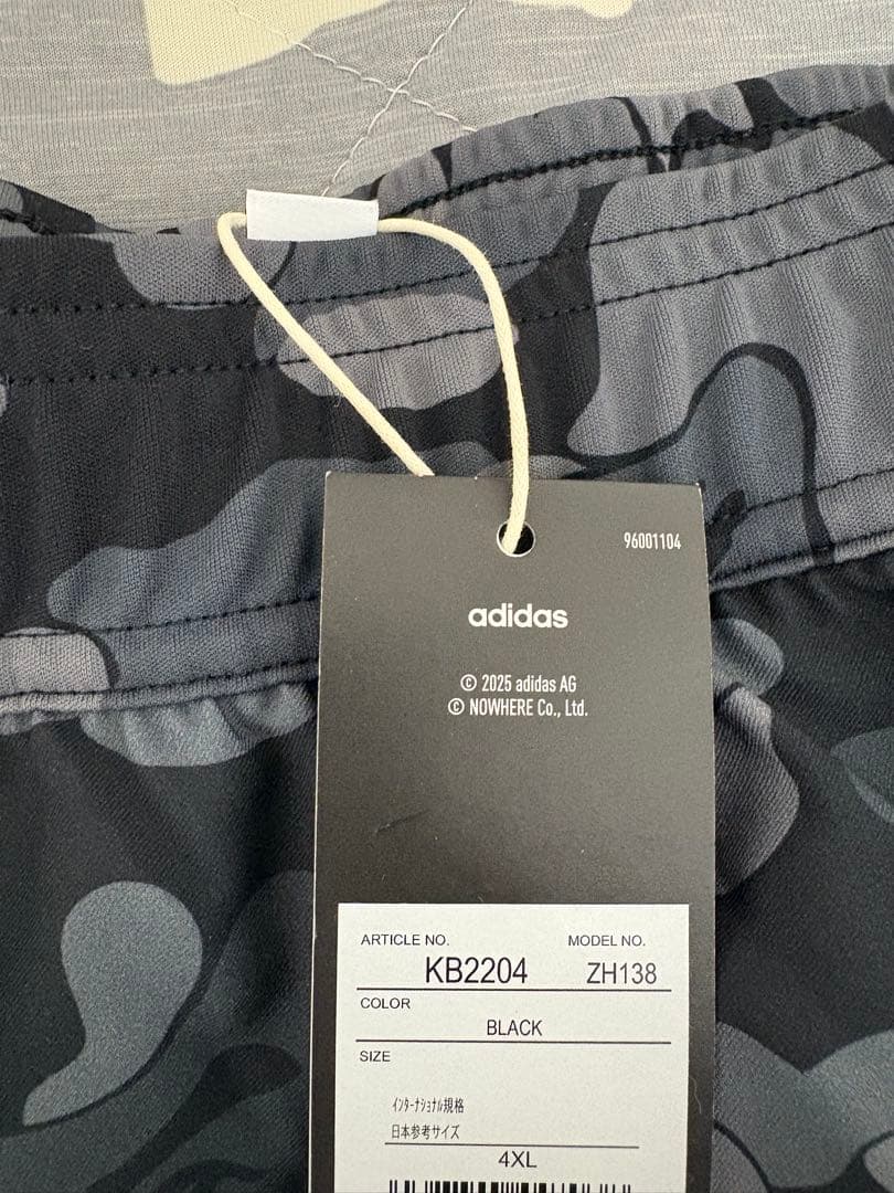 新品4XL！adidas x A BATHING APE FB SHORTS黒