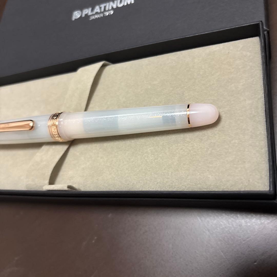 な*ち様 初雪 万年筆　八文字屋 オリジナル　細字 F 限定