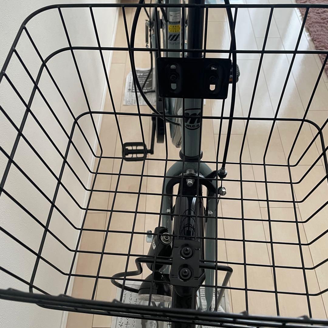 26インチ　自転車 シティサイクル 前カゴ付き