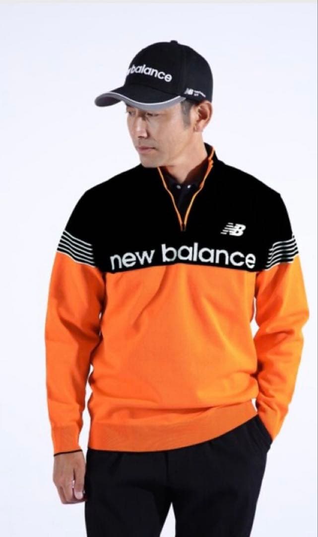 【新品】ニューバランス／ハーフジップセーター