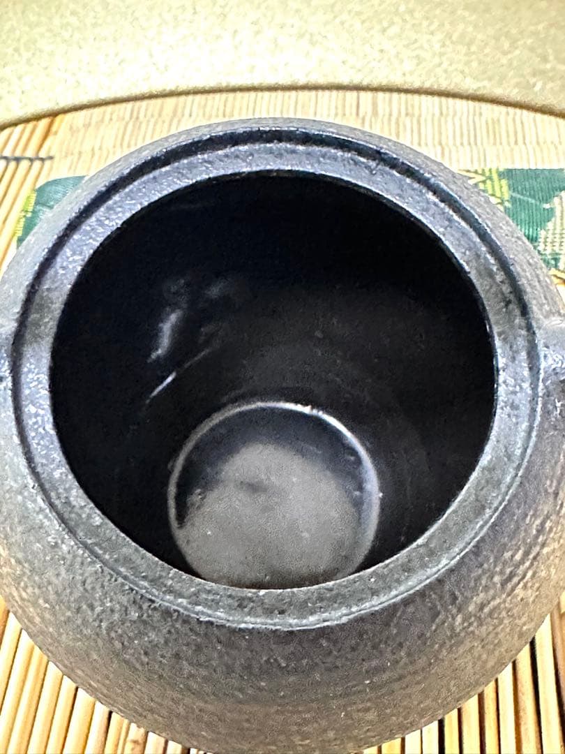 菊地保寿堂 奥山清行デザイン ティーポット まゆss 鉄瓶敷き おりがみ セット