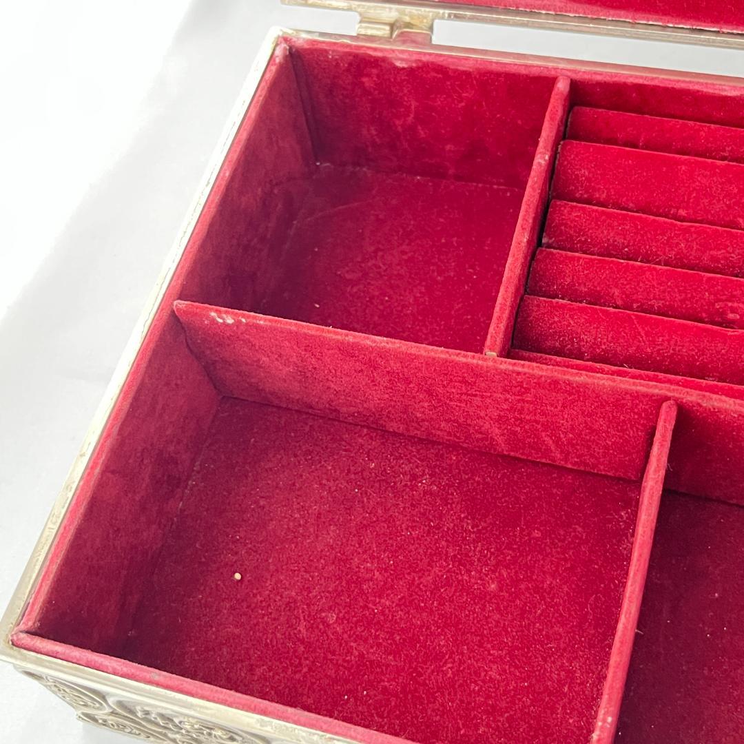 【GODINGER】 ビクトリアンのジュエリーボックス【シルバープレート】