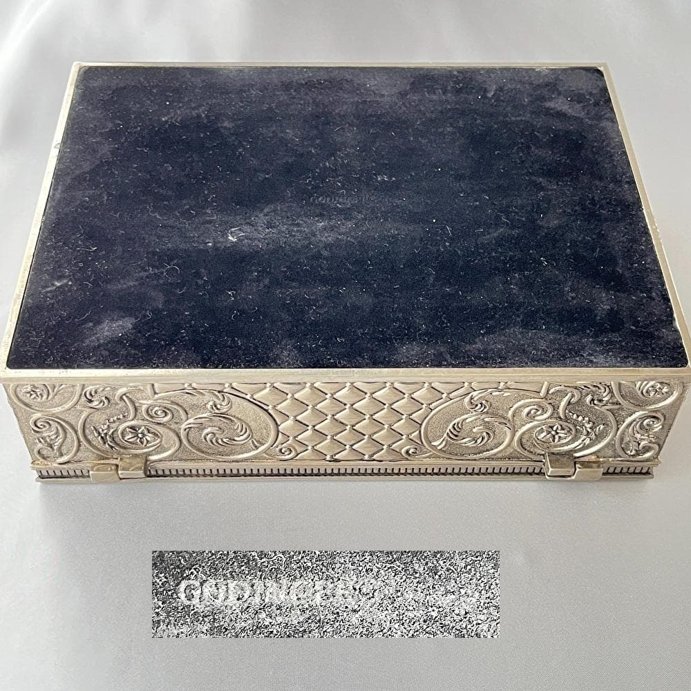 【GODINGER】 ビクトリアンのジュエリーボックス【シルバープレート】