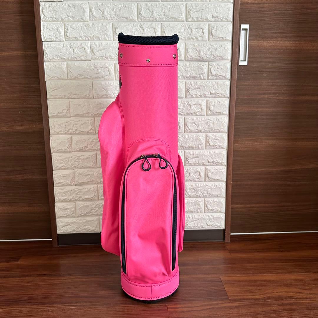 美品 ルコック スポルティフ QQCTJJ05 ピンク キャディバッグ