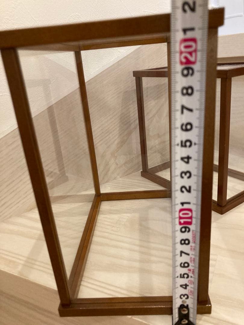 レトロ　ガラスケース 2個セット