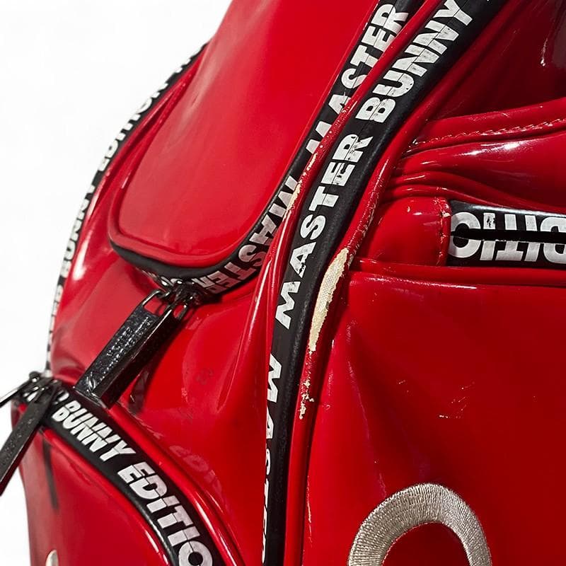 マスターバニーエディション キャディバッグ ロゴ レッド 5分割 9.5型