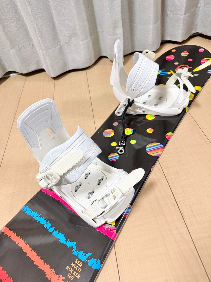 SLQ キッズ スノーボード 2点セット 120cm ビンディング セット
