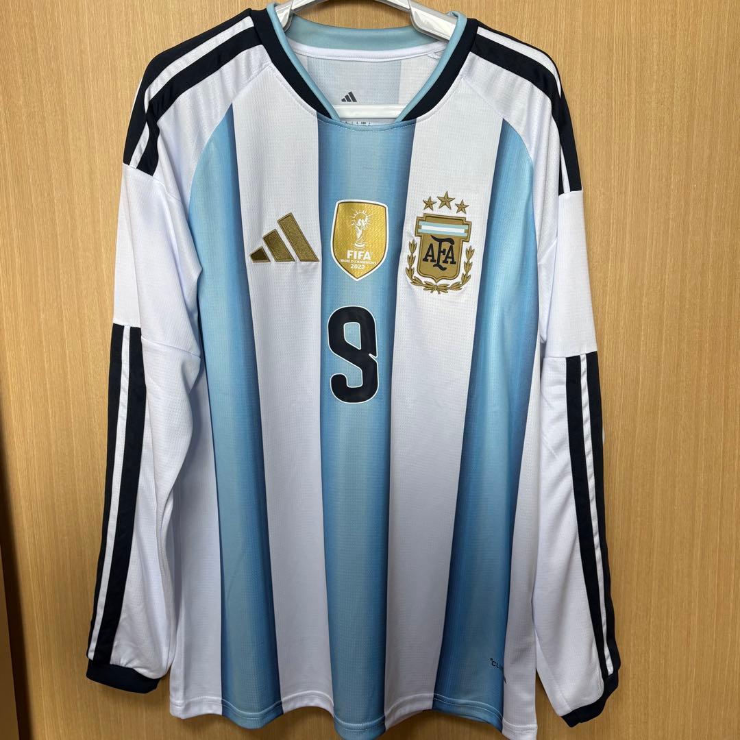 アルゼンチン代表 2026 ホーム 長袖 No.9 フリアン・アルバレス