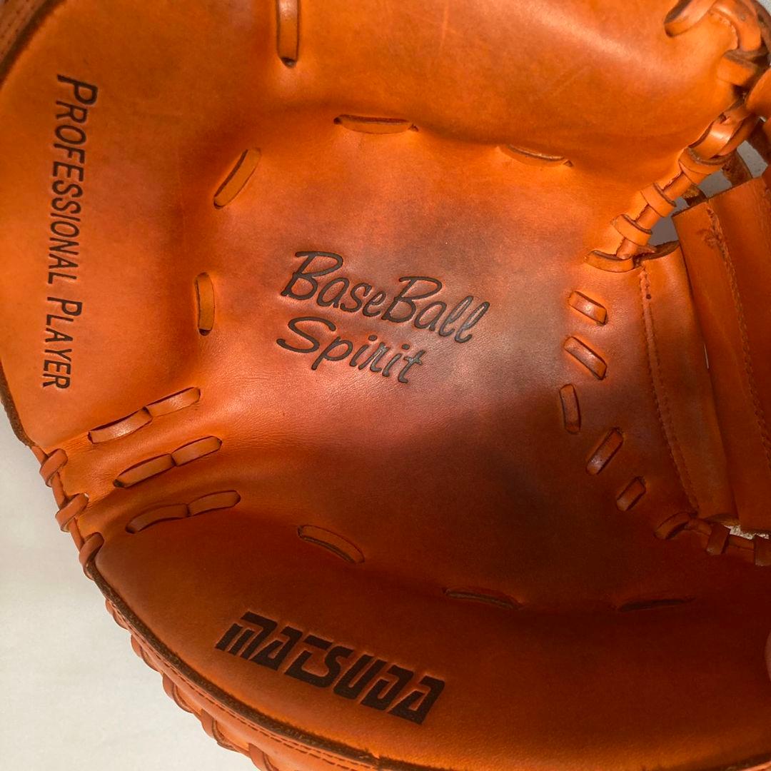 美品　マツダボール　野球 キャッチャーミット 硬式 捕手用 左投げ
