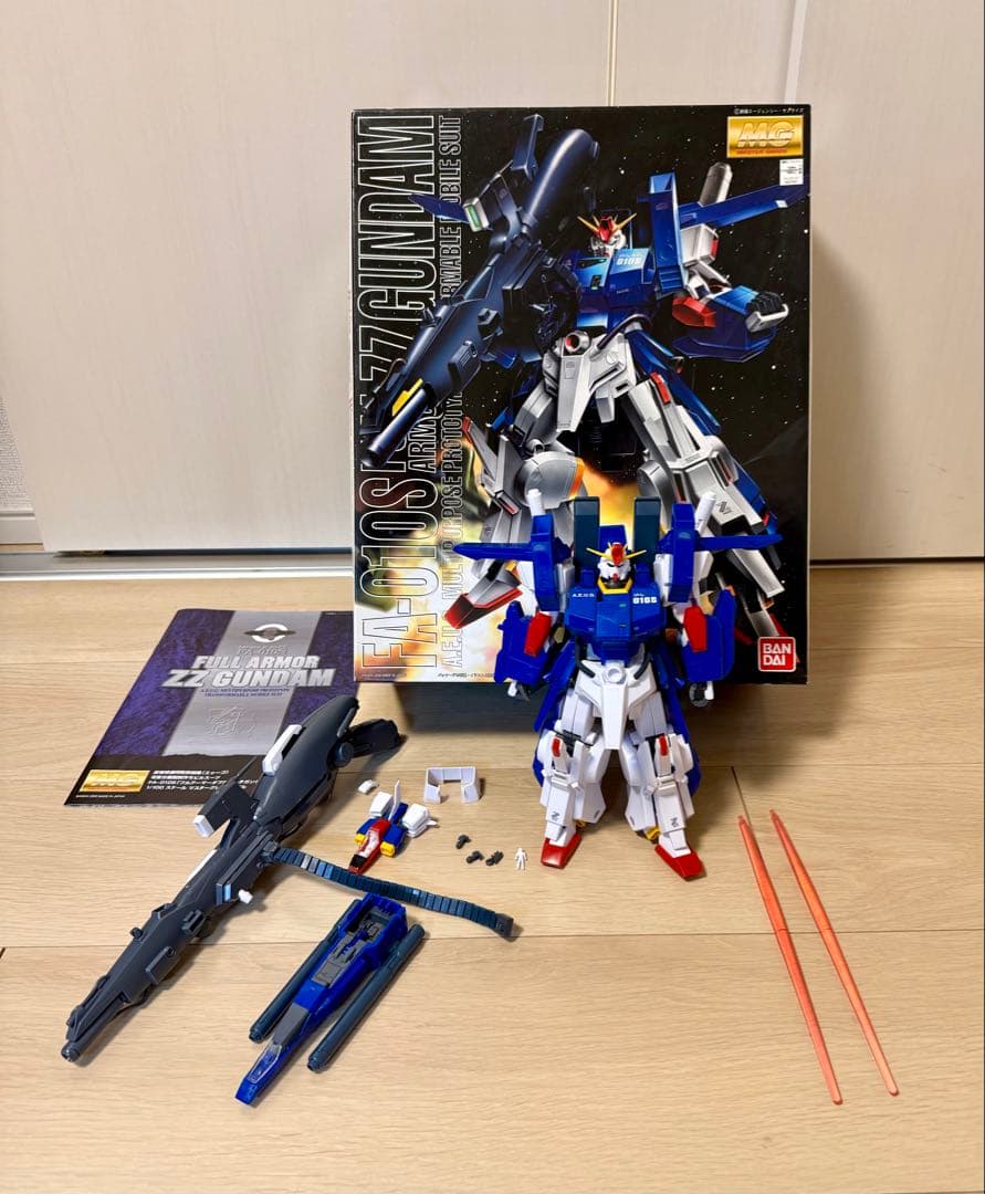 ラ*ス様 【組立済み】MG フルアーマーZZガンダム
