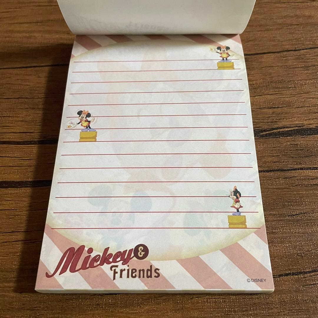 ディズニー メモ スウィートラブ2015 ハート　ミッキー ミニー　ふせん