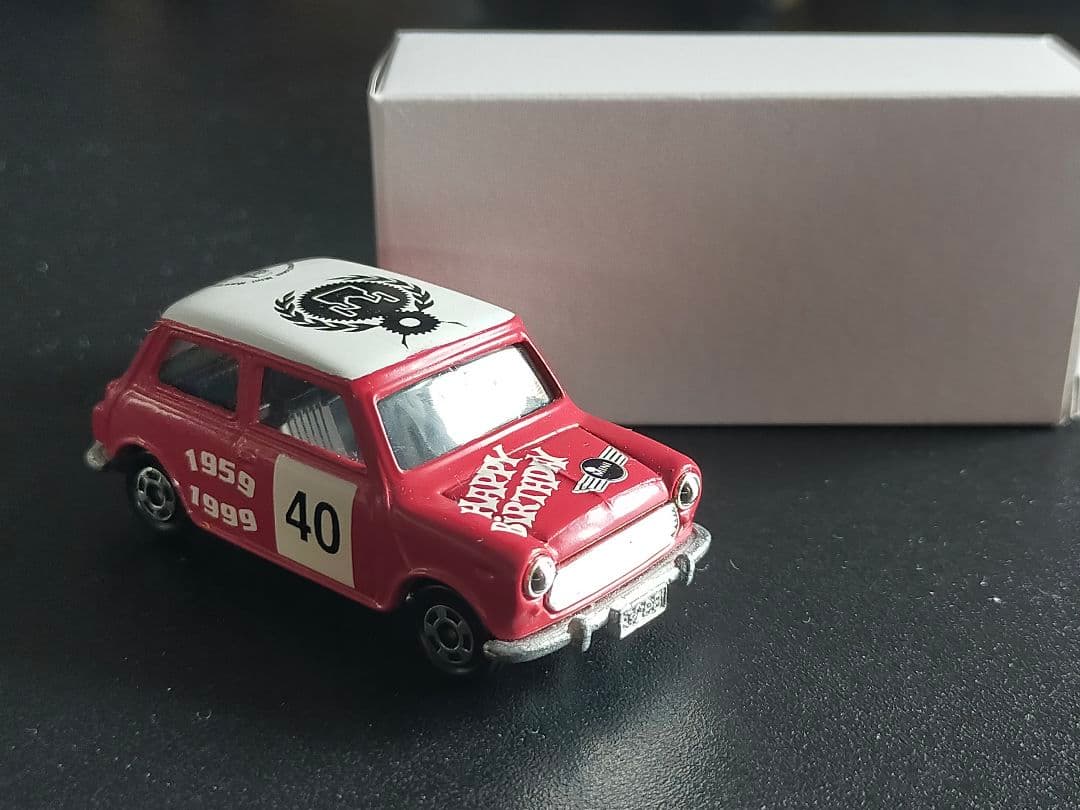 青箱トミカMiniCooper40thTraffic happybirthday