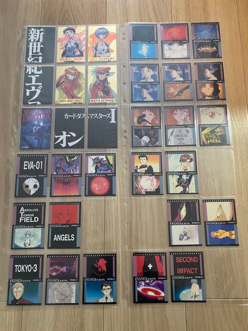 エヴァンゲリオン カードダスマスターズ カルビー カード まとめて