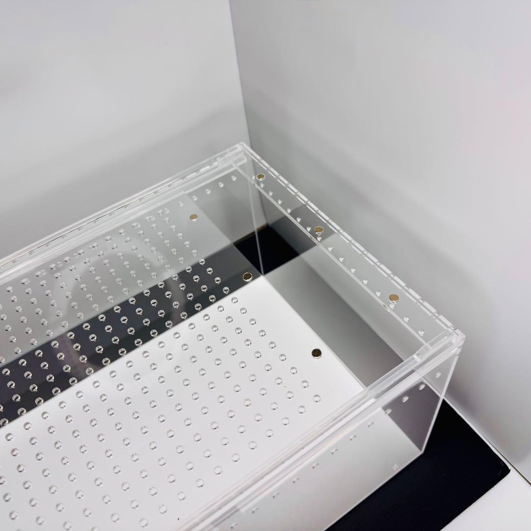 【新品】 爬虫類 両生類 アクリル飼育ケージ 30×20×15cm 6個セット