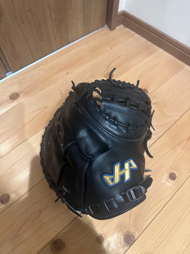 ハタケヤマ　ソフトボールキャッチーミット　黒