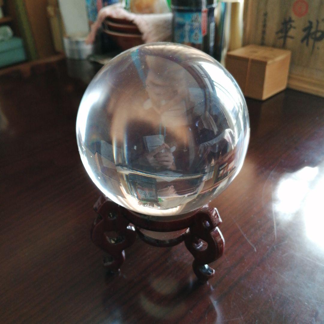 中国水晶玉　10.8cm