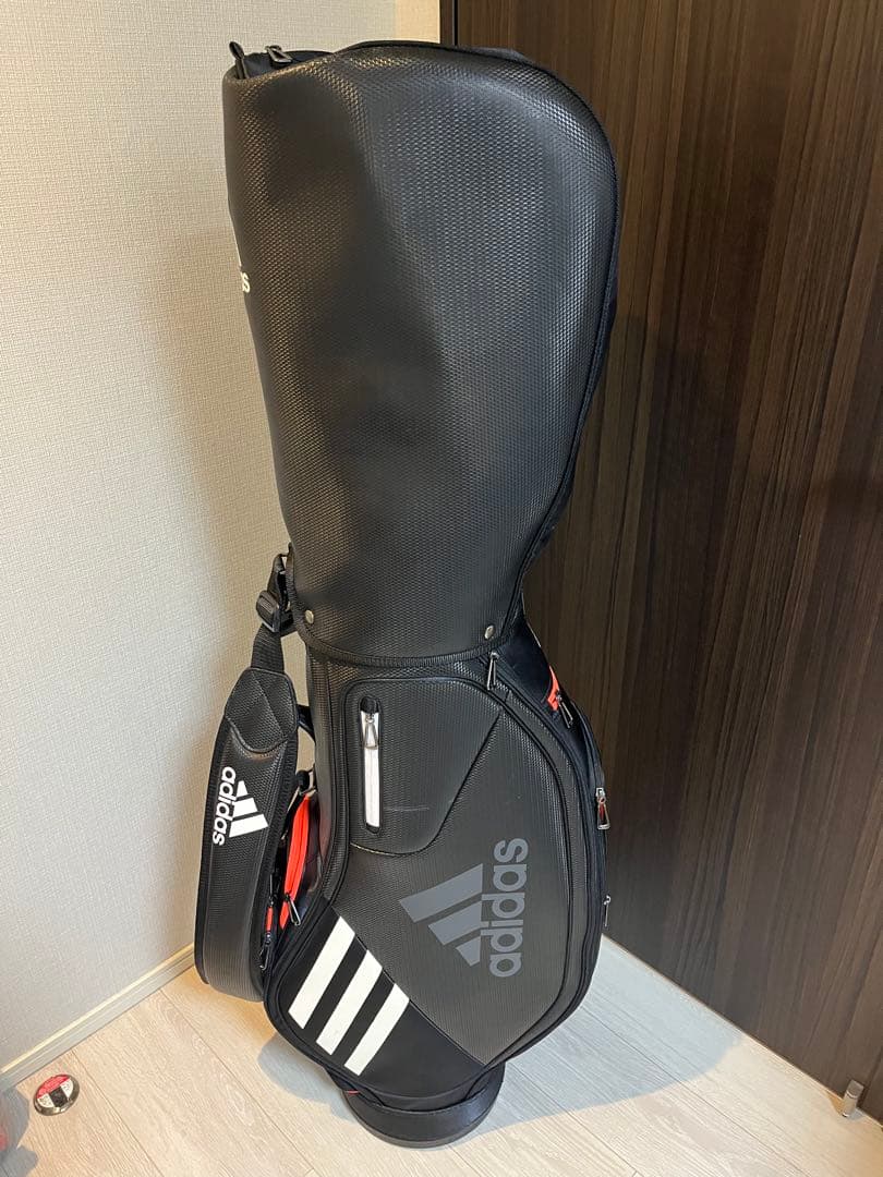 【美品】adidas ゴルフバッグ ブラック
