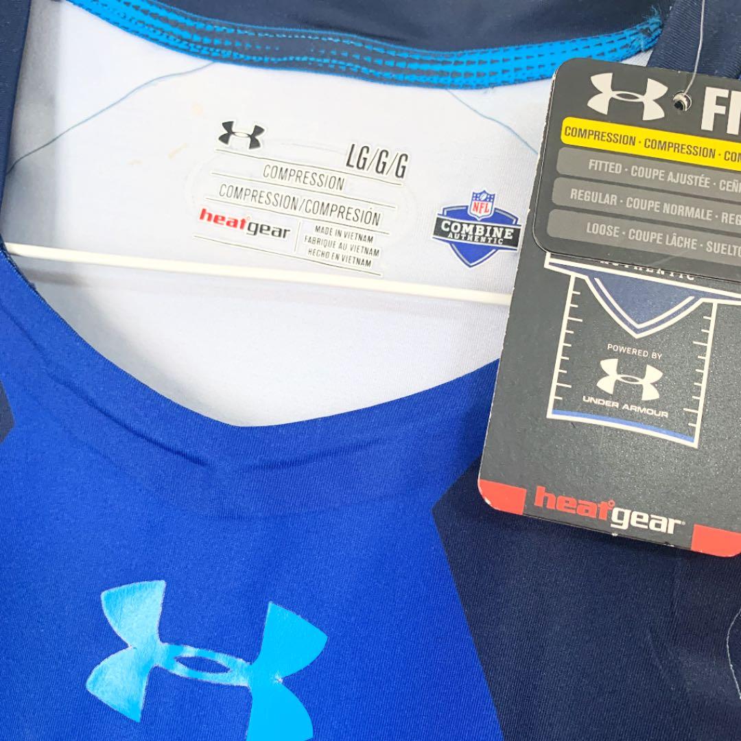 アメフト NFL ドラフト OL コンバインシャツ アンダーアーマー LG【新品