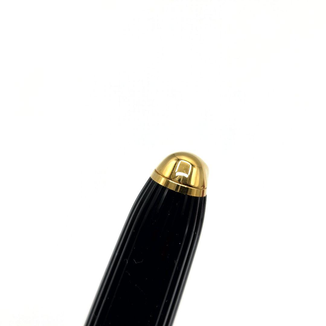 Cartier ボールペン ブラックコンポジット ゴールドプレイテッド ゴドロン