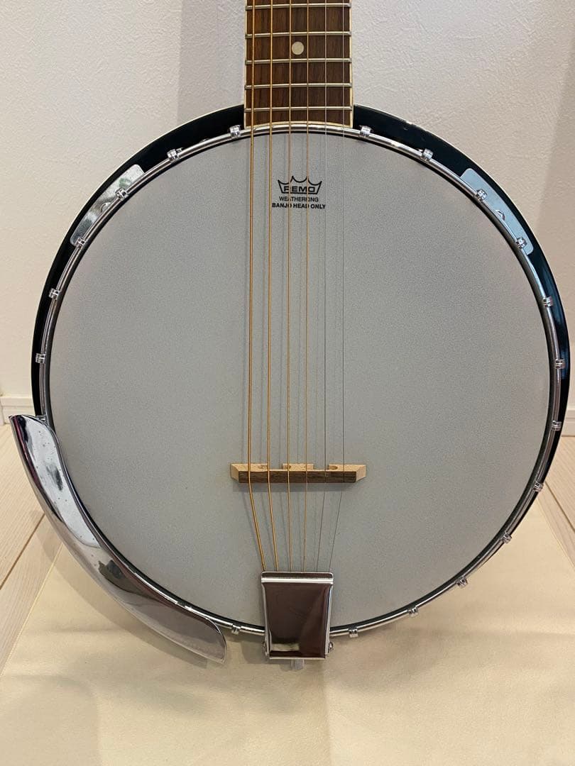 美品★ARIAアリアギターバンジョー SB-10G 6弦Banjoハードケース付