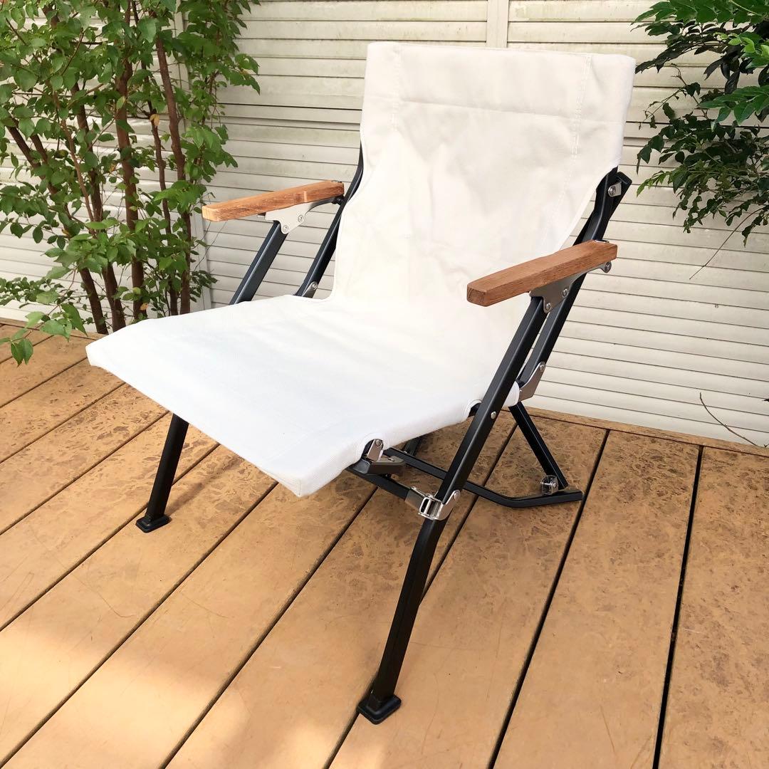 未使用  peak ローチェア ショート アイボリー LV-093IV