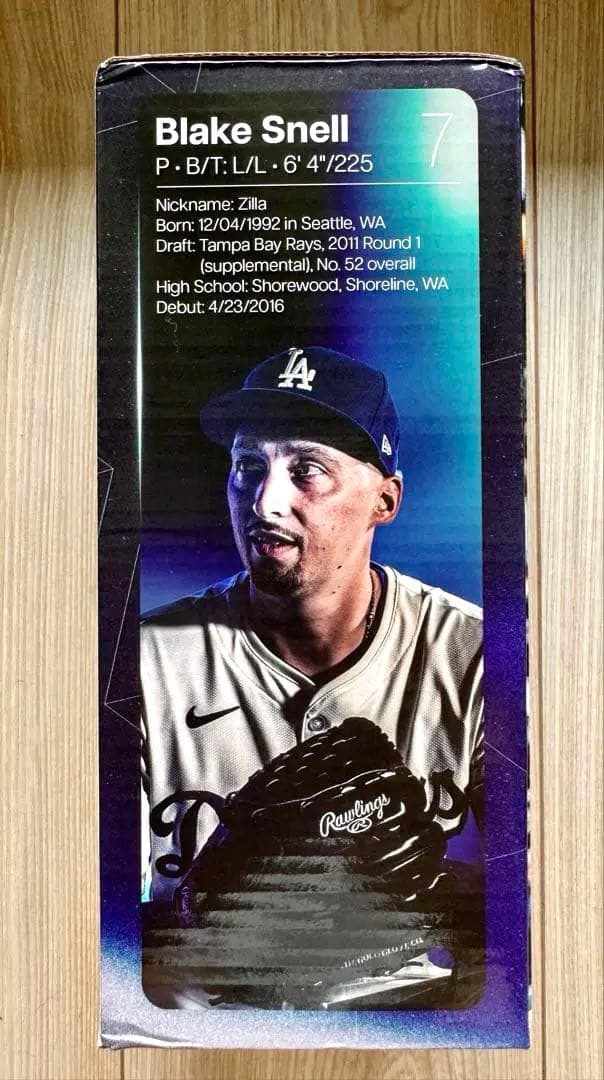 【ドジャース】ブレイク・スネル ボブルヘッド （6/16配布）