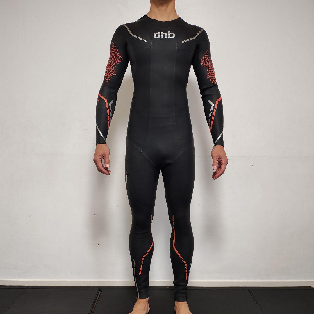 dhb フルスーツ ブラック/オレンジ