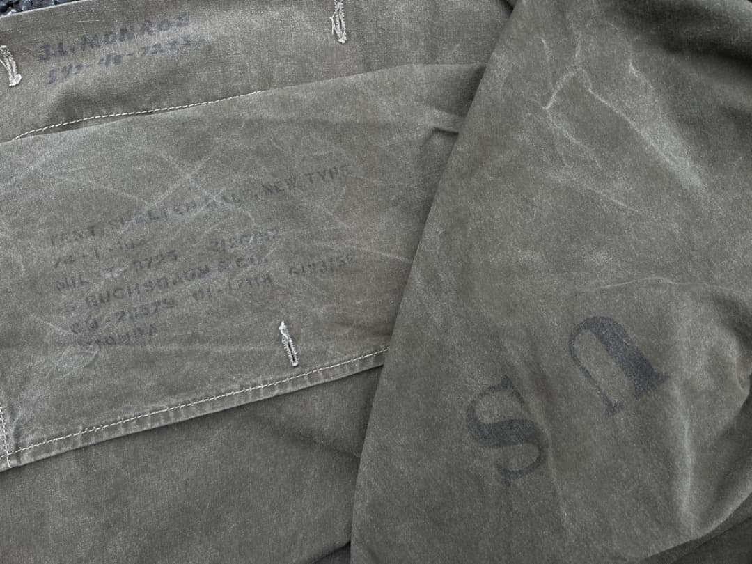 【レア】米軍 軍幕　US パップテント 50年代 シェルターハーフ ミント