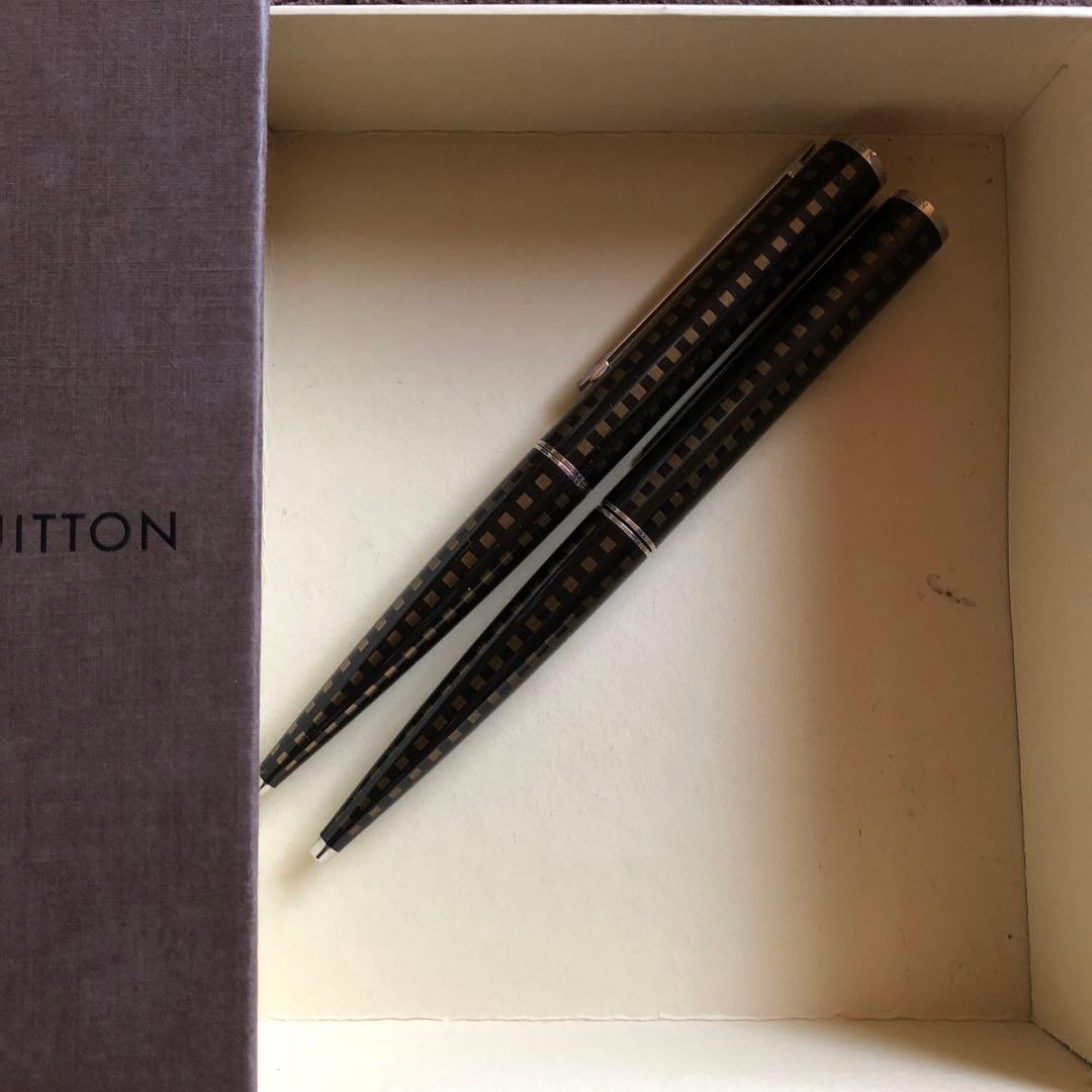 ルイヴィトン　ボールペン　ジェットラック ボールペン ブラウン